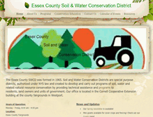 Tablet Screenshot of essexcountyswcd.org